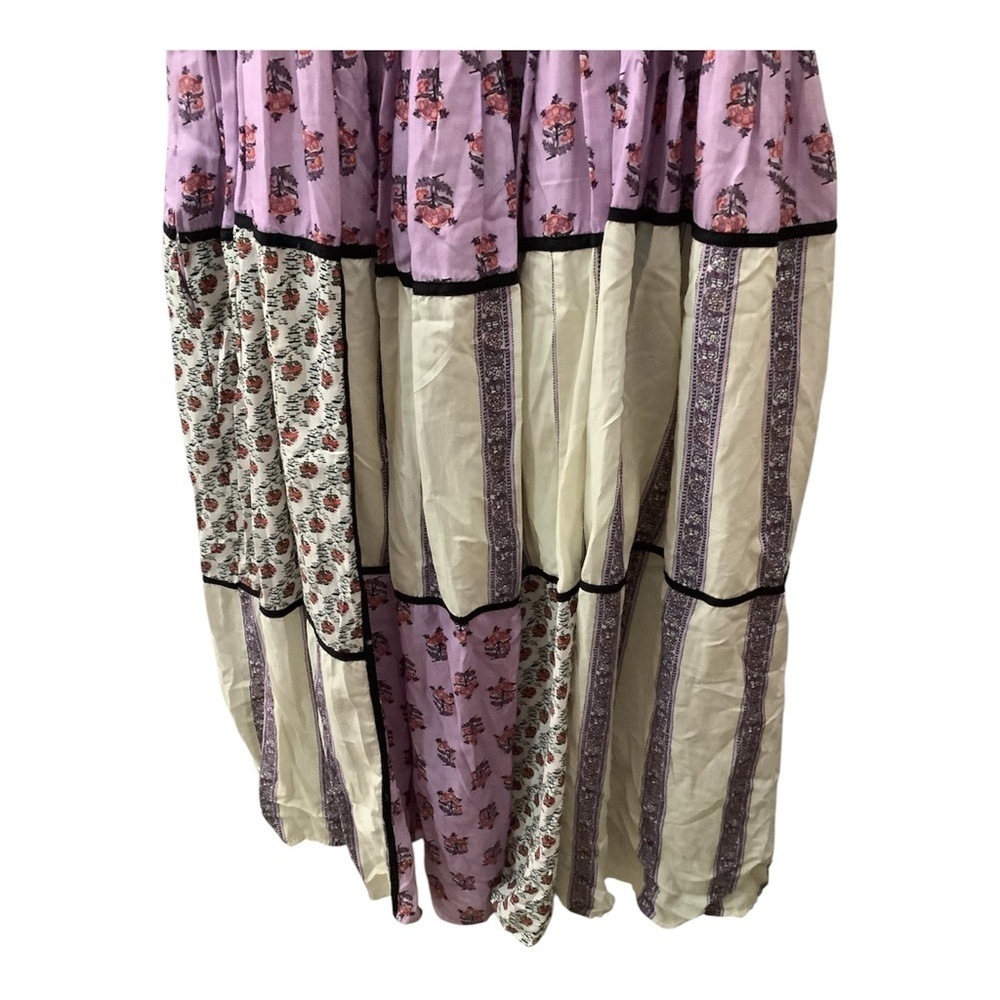 Rhode Resort Saachi Midi Dress Violet Floral Sleeveless Summer Boho Chic Sz.Sm‌ - Picture 8 of 15